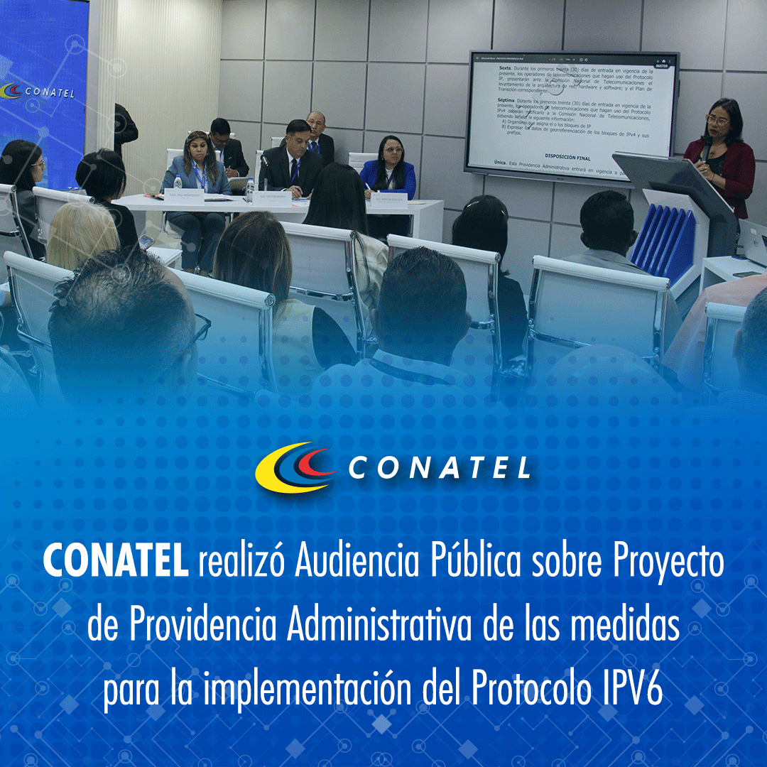 CONATEL  Protocolo IPv6