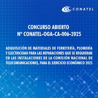 CONCURSO ABIERTO No CONATEL-OGA-CA-00-20254