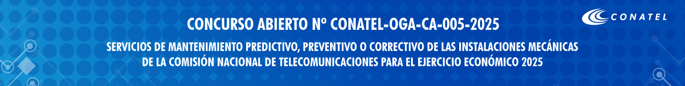 CONCURSO ABIERTO No CONATEL-OGA-CA-004-2025