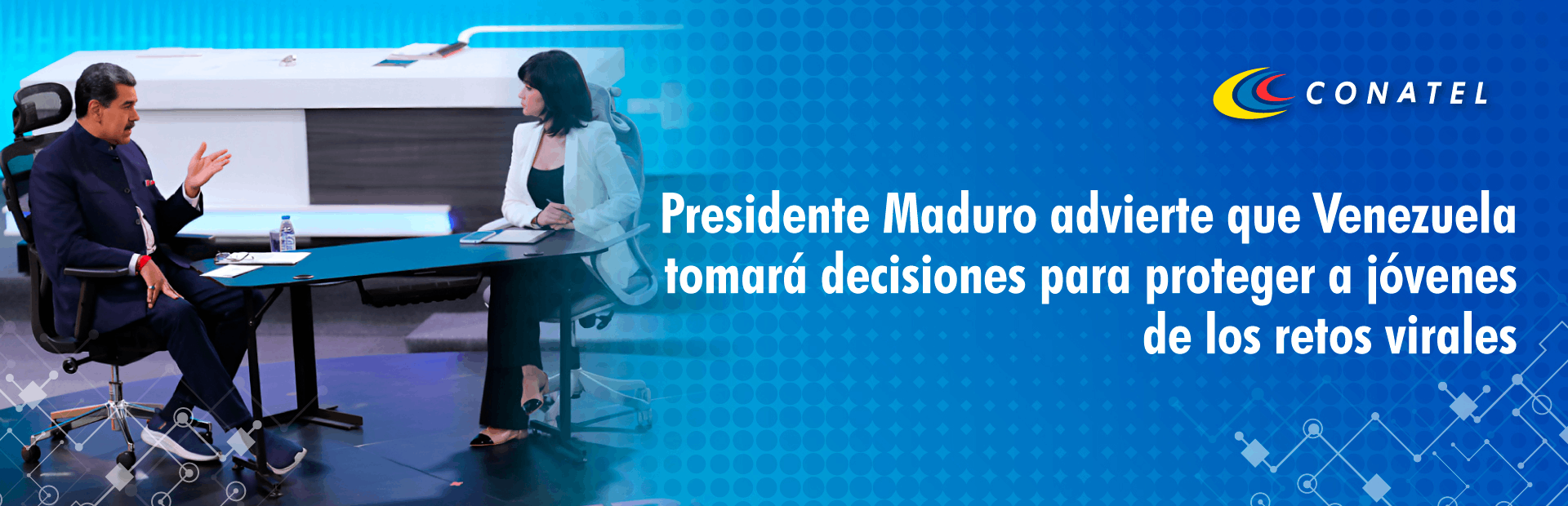 Presidente Maduro advierte que Venezuela tomará decisiones para proteger a jóvenes de los retos virales
