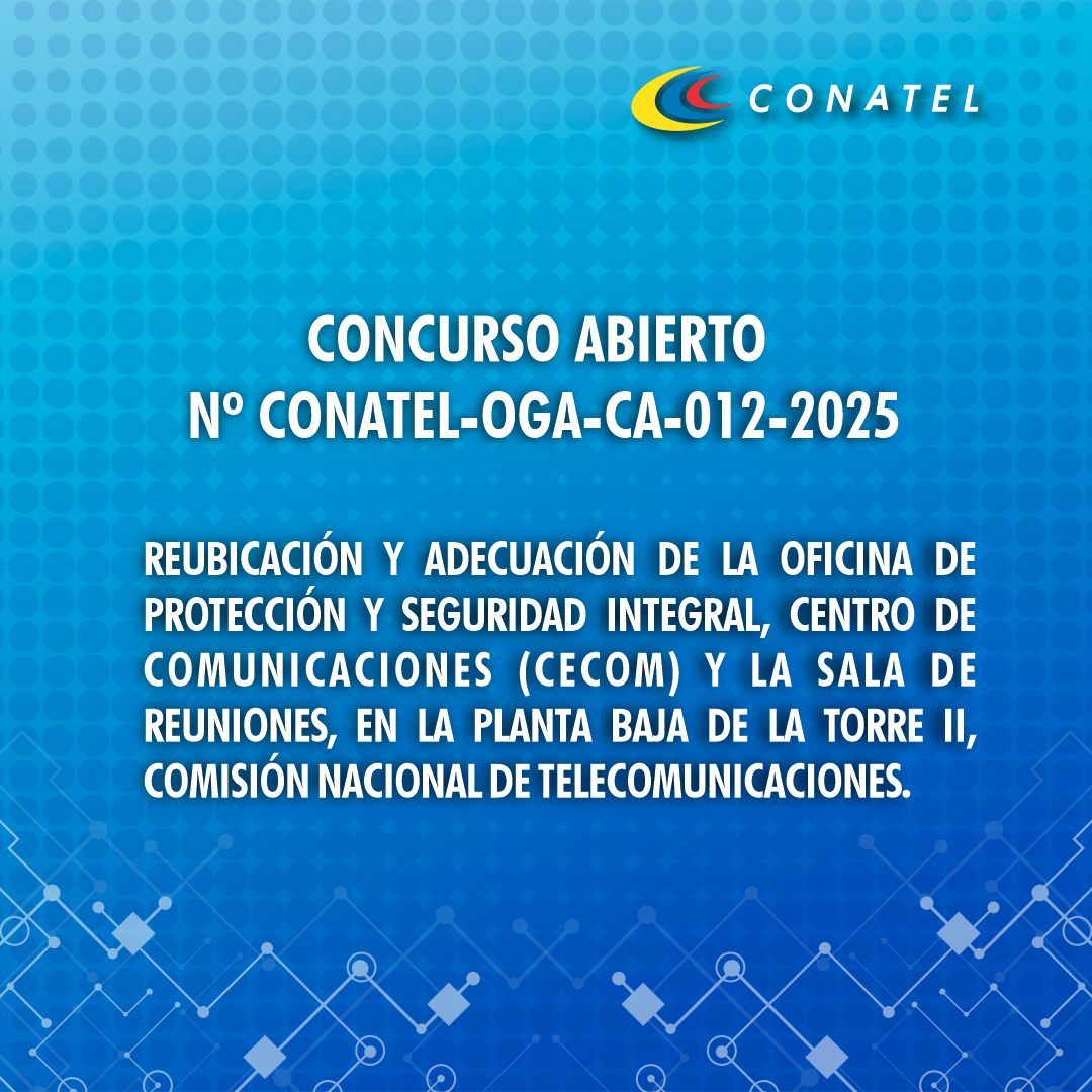 CONCURSOABIERTONºCONATEL-OGA-CA-009-2025