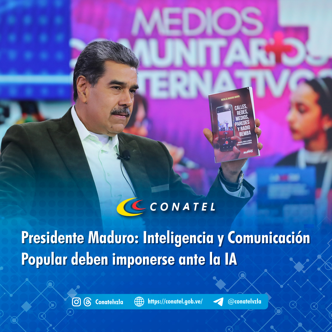 Presidente Maduro: Inteligencia y comunicación popular deben imponerse ante la IA