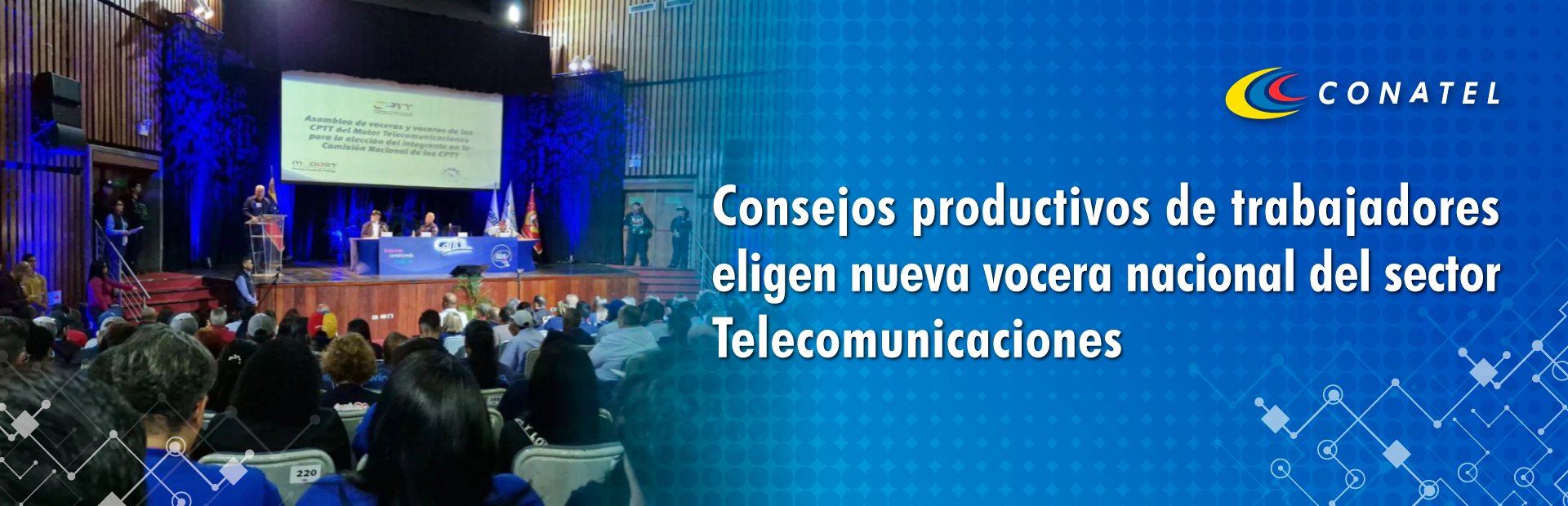 Consejos productivos de trabajadores eligen nueva vocera nacional del sector Telecomunicaciones