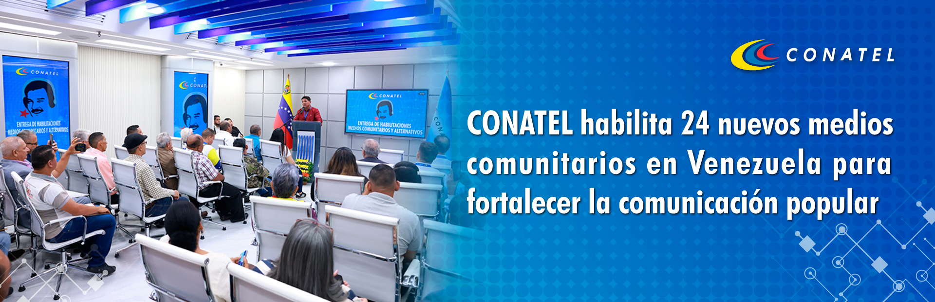 CONATEL habilita 24 nuevos medios comunitarios para fortalecer la comunicación popular en Venezuela