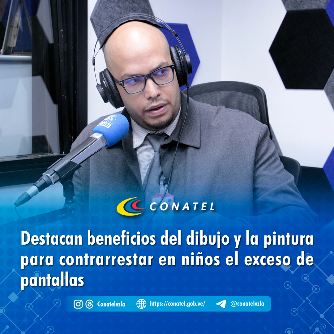 CONATEL Destacan beneficios del dibujo y la pintura para contrarrestar en niños el exceso de pantallas