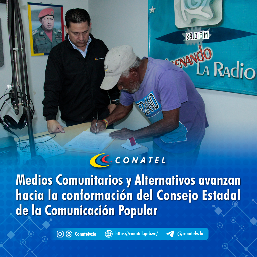 CONATEL Medios Comunitarios y Alternativos avanzan hacia la conformación del Consejo Estadal de la Comunicación Popular