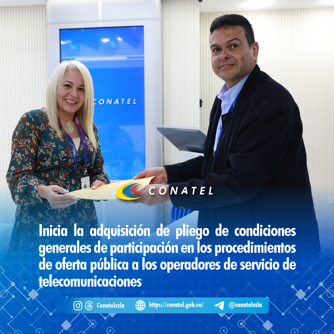 CONATEL Sector telecomunicaciones lidera crecimiento económico en Venezuela con 7.13% en primer semestre de 2025