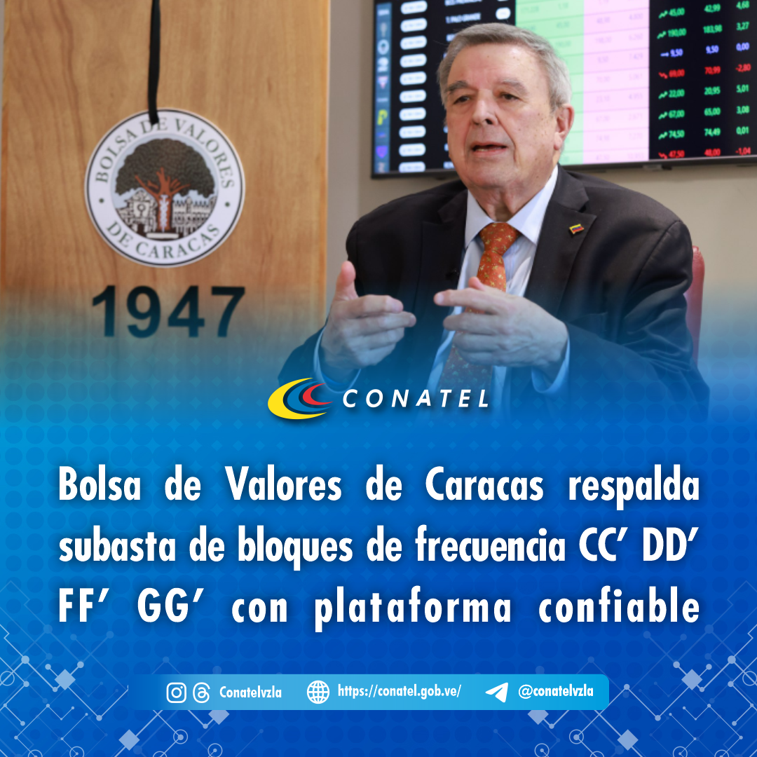 CONATEL Sector telecomunicaciones lidera crecimiento económico en Venezuela con 7.13% en primer semestre de 2025