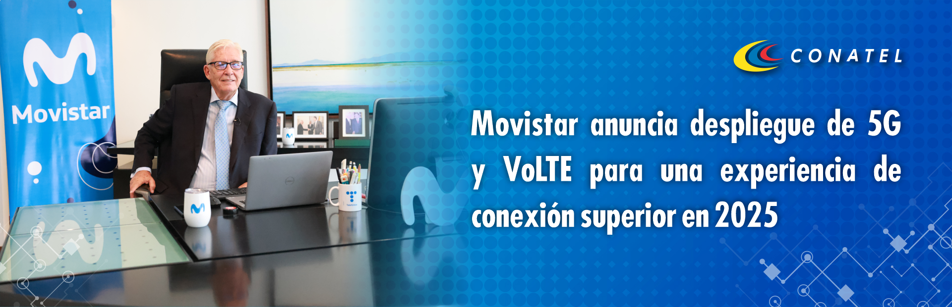 CONATEL Movistar anuncia despliegue de 5G y VoLTE para una experiencia de conexión superior en 2025