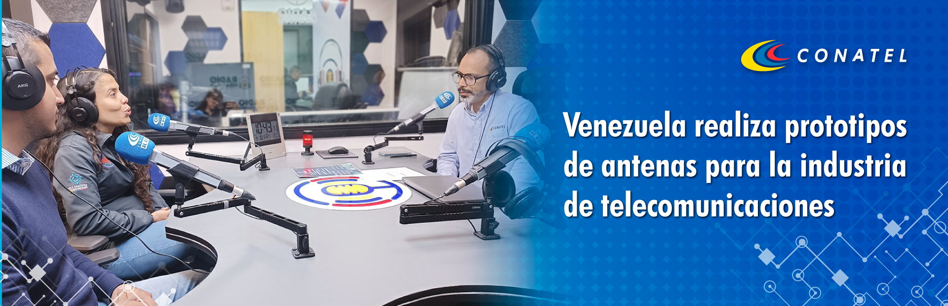CONATEL Venezuela realiza prototipos de antenas para la industria de telecomunicaciones