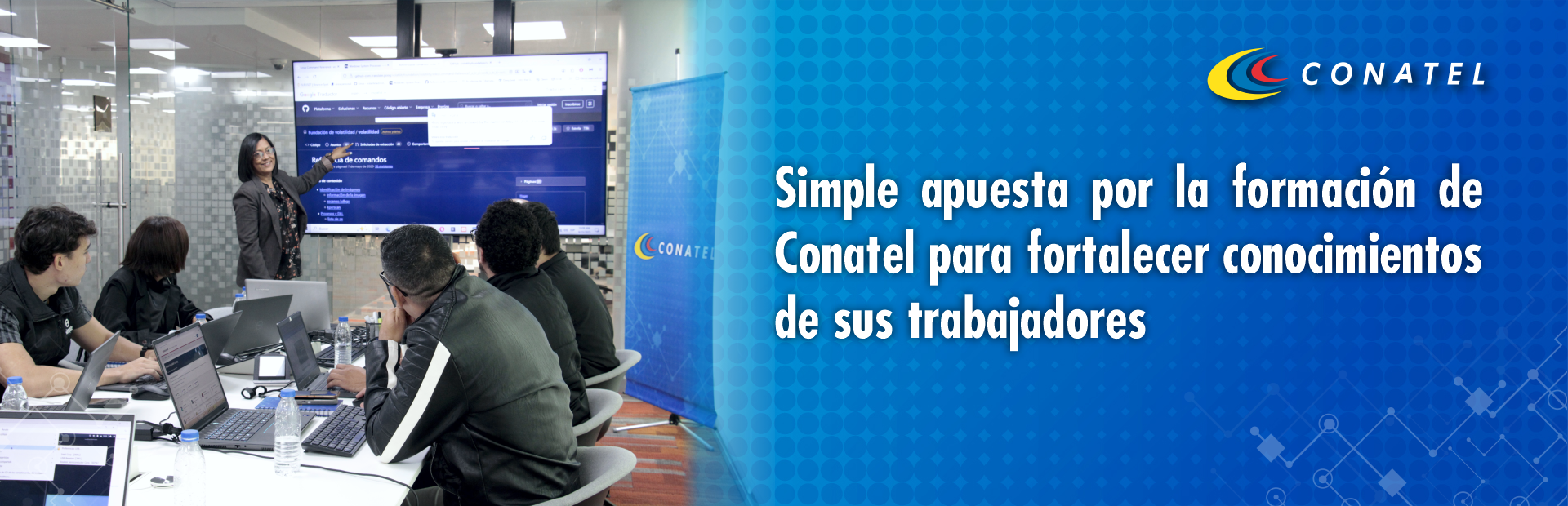 CONATEL Simple apuesta por la formación de Conatel para fortalecer conocimientos de sus trabajadores