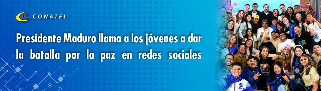 Presidente Maduro llama a los jóvenes a dar la batalla por la paz en redes sociales