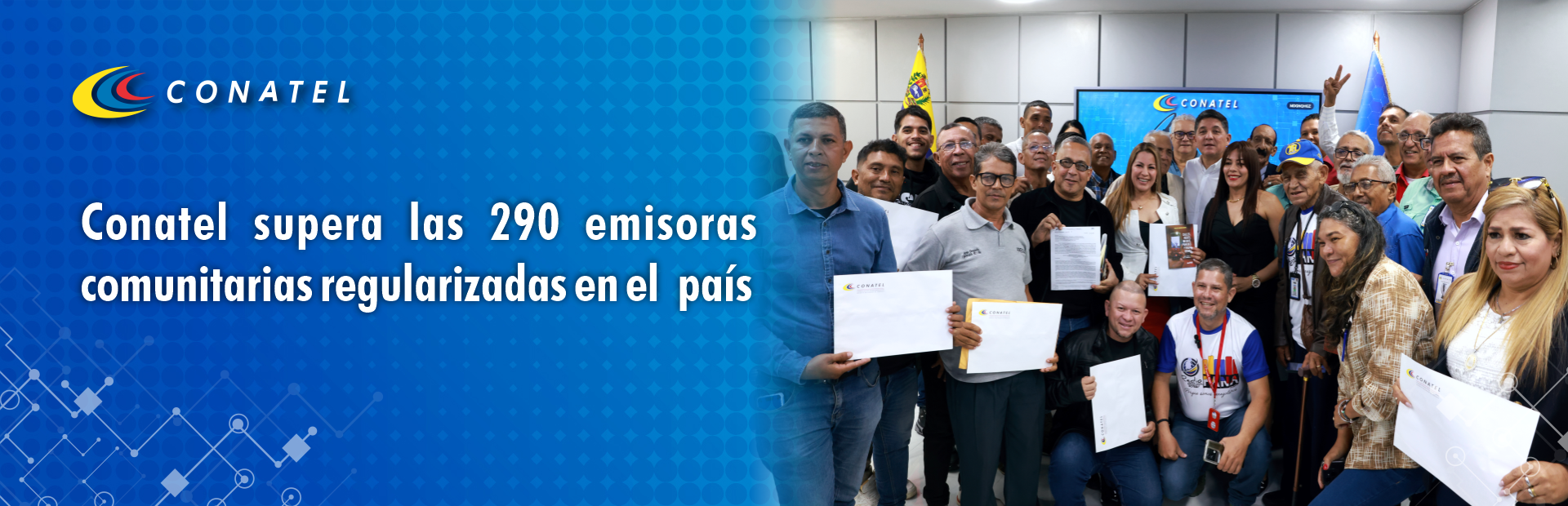 Conatel supera las 290 emisoras comunitarias regularizadas en el país