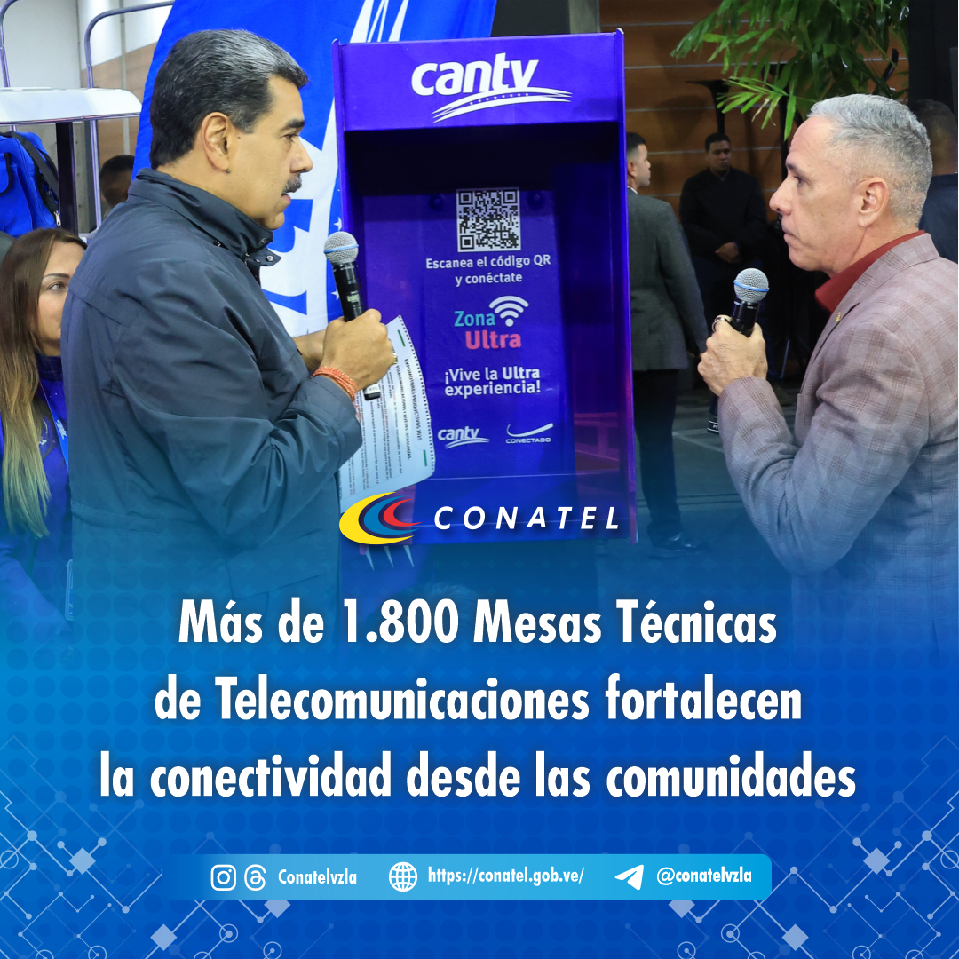 Director General de CONATEL vincula logros en telecomunicaciones a la participación popular impulsada por la Revolución