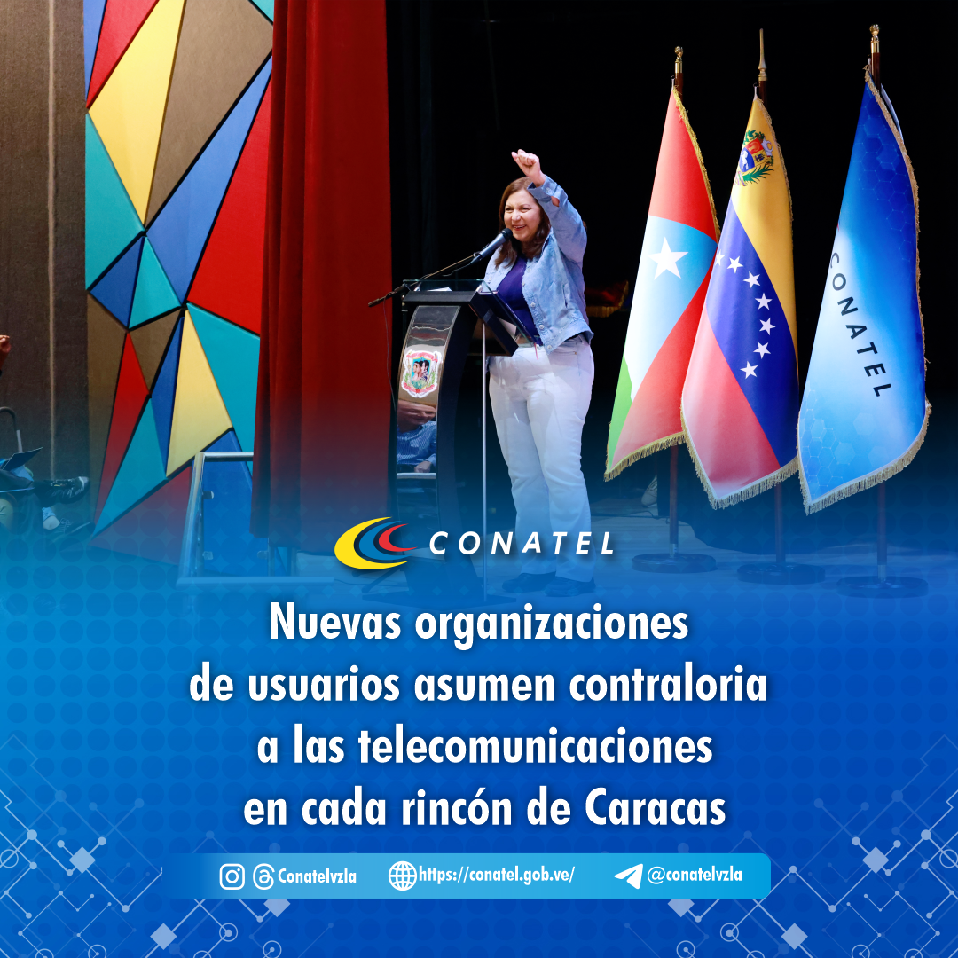 Nuevas organizaciones de usuarios asumen contraloria a las telecomunicaciones en cada rincón de Caracas