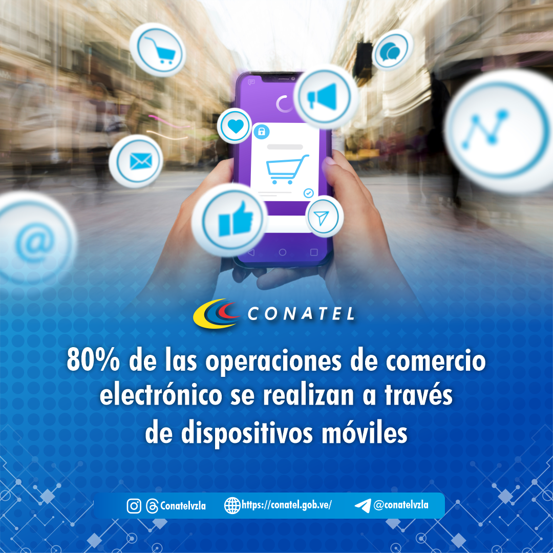80% de las operaciones de comercio electrónico se realizan a través de dispositivos móviles