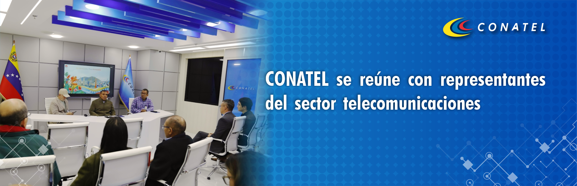 CONATEL se reúne con representantes del sector telecomunicaciones