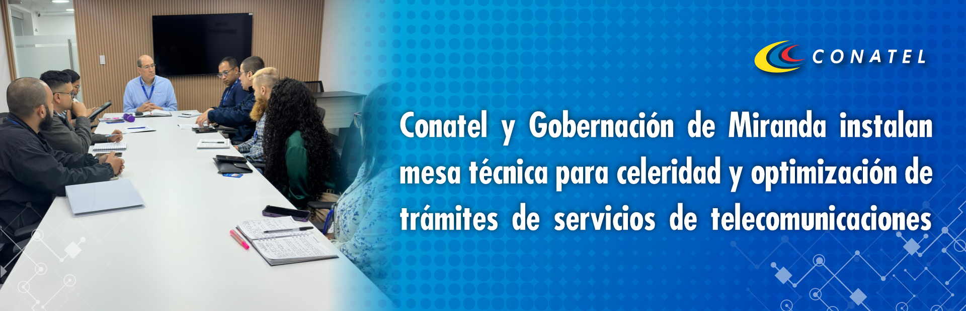 Con el objetivo de consolidar la infraestructura digital en Venezuela, se llevó a cabo la instalación de la Mesa de Gestión para la Celeridad y Optimización de Trámites de Servicios de Telecomunicaciones, Capítulo Miranda.