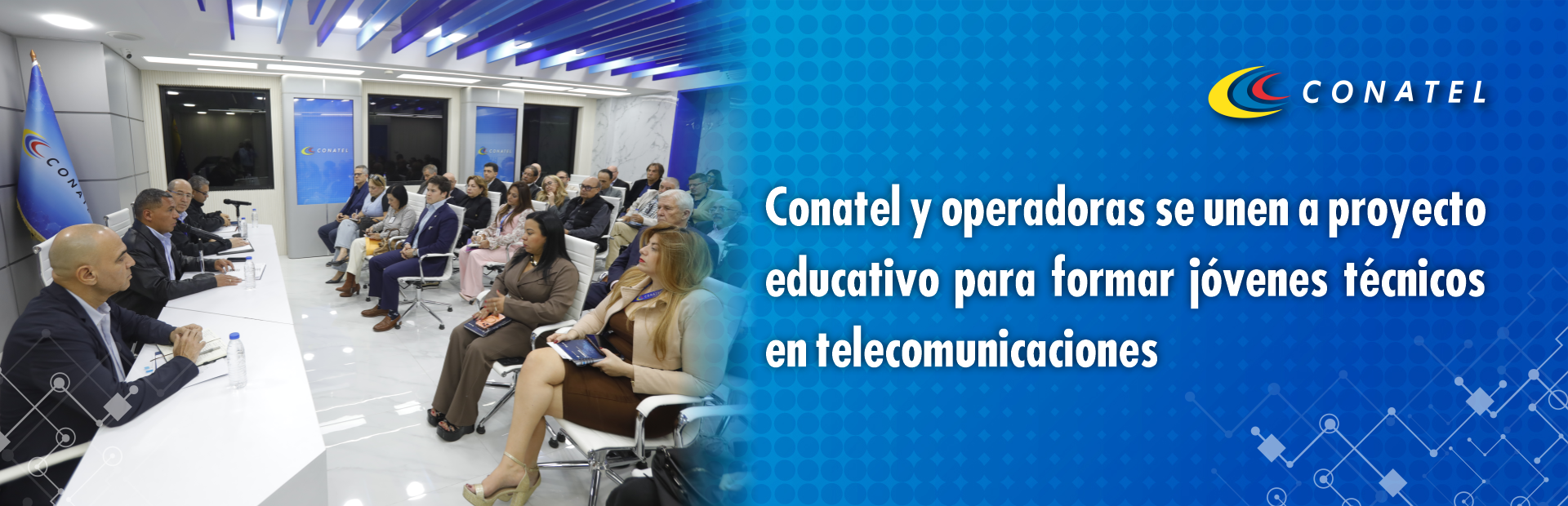 Conatel y operadoras se unen a proyecto educativo para formar jóvenes técnicos en telecomunicaciones
