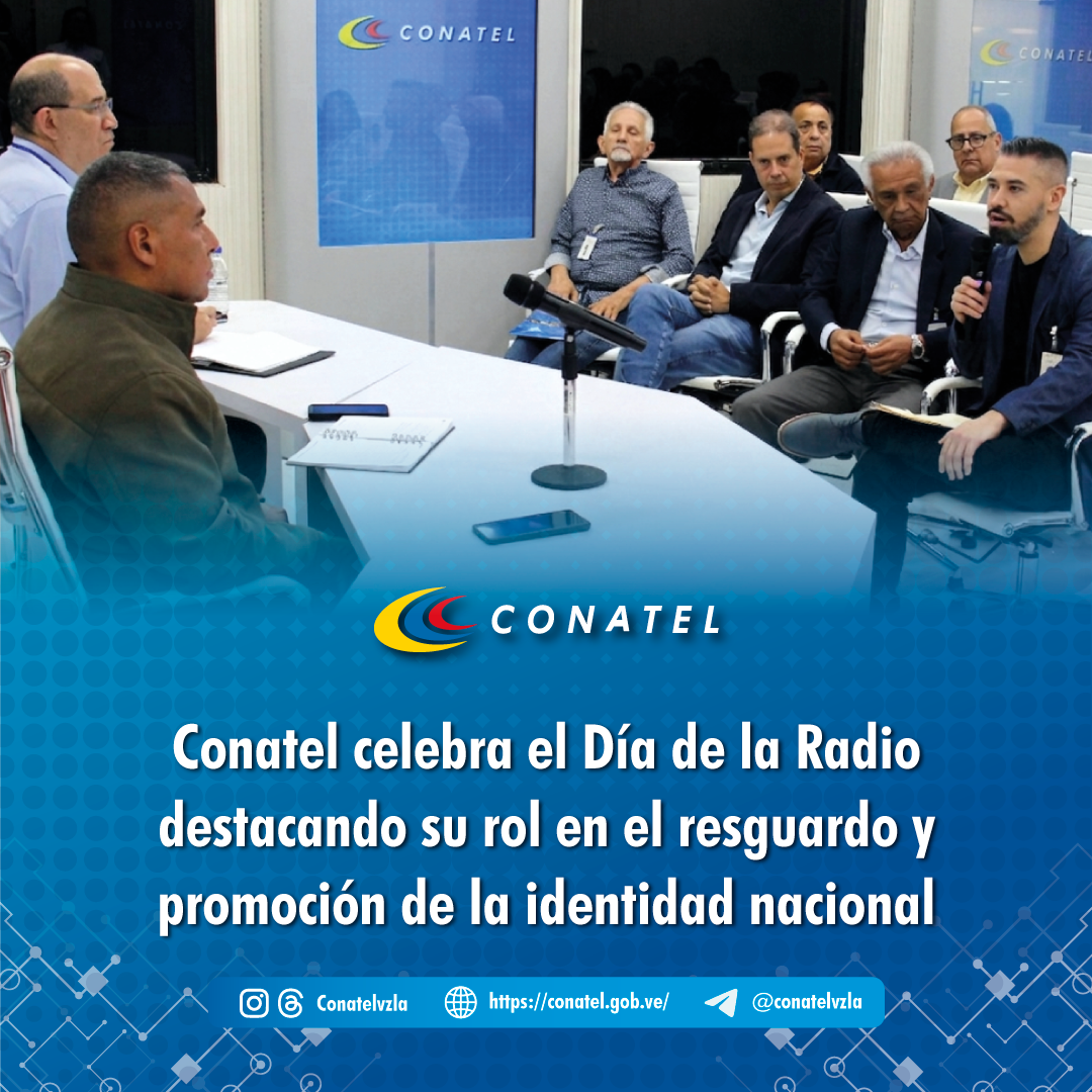 Día de la Radio en Venezuela: Conatel felicita al sector radiodifusor
