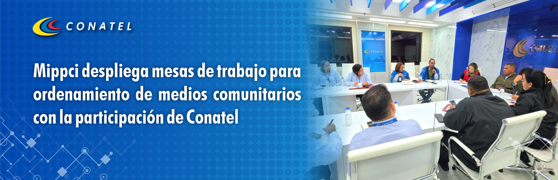 Mippci despliega mesas de trabajo para ordenamiento de medios comunitarios con la participación de Conatel