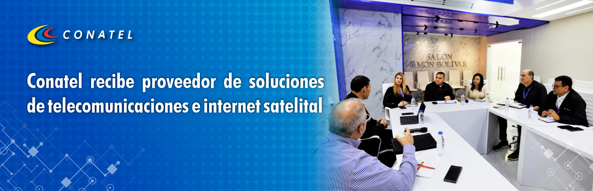 Conatel recibe proveedor de soluciones de telecomunicaciones e internet satelital
