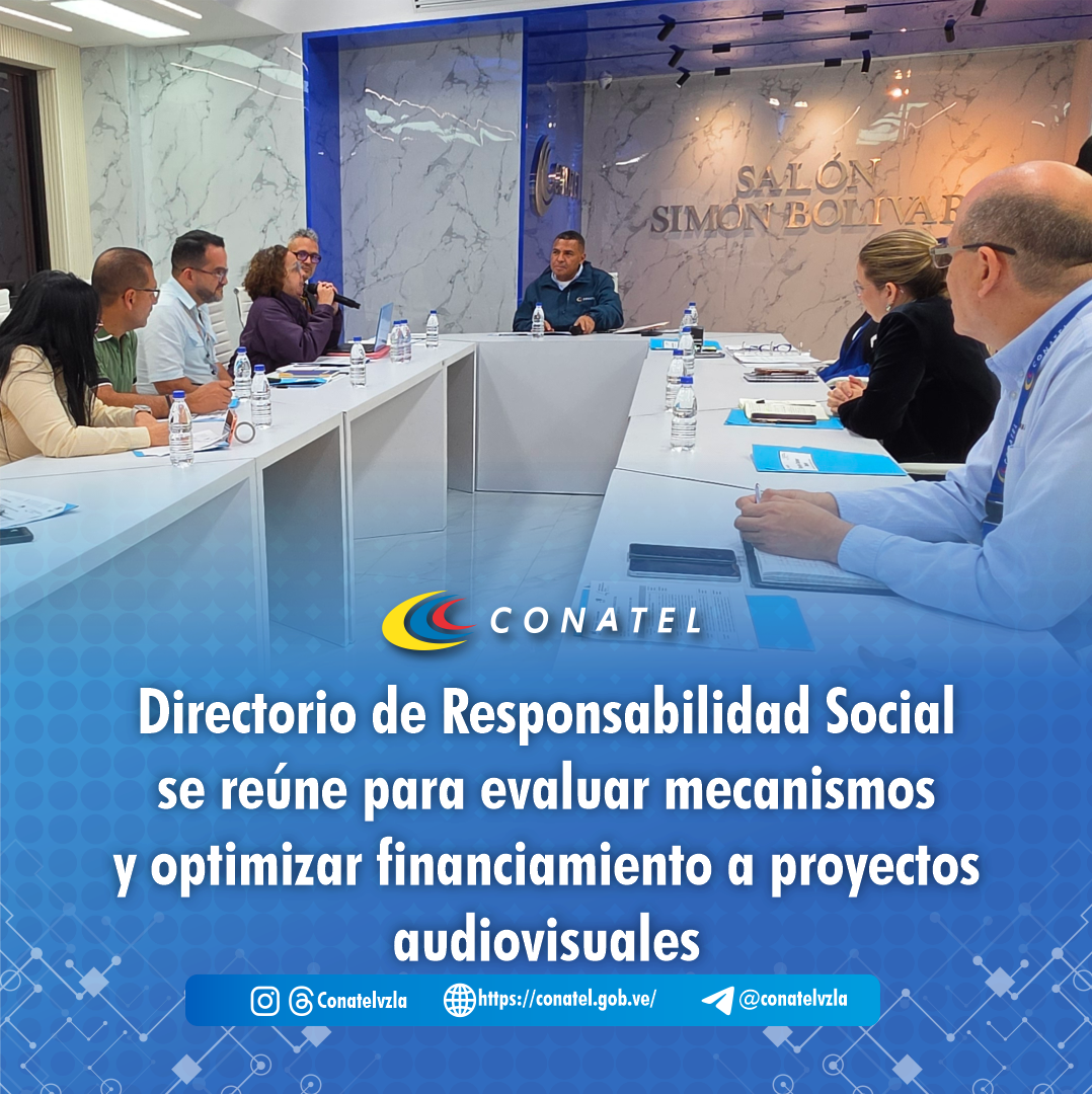 Directorio de Responsabilidad Social se reúne para evaluar mecanismos y optimizar Financiamiento a Proyectos Audiovisuales