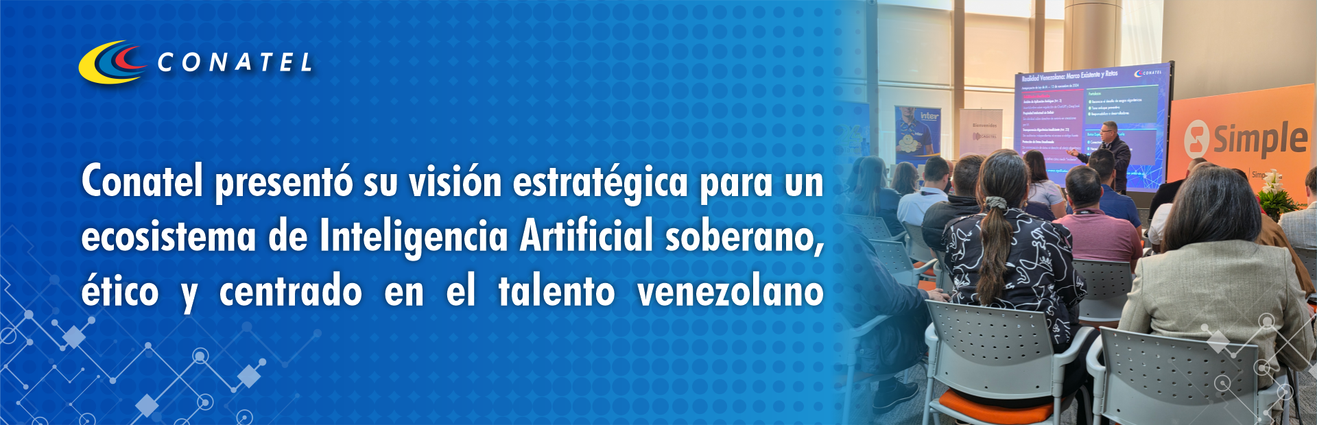 Conatel presentó su visión estratégica para un ecosistema de Inteligencia Artificial soberano, ético y centrado en el talento venezolano
