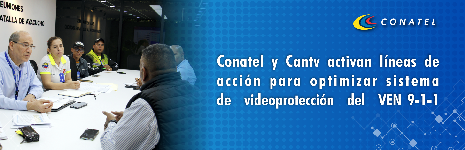 Conatel y Cantv activan líneas de acción para optimizar sistema de videoprotección del VEN 9-1-1