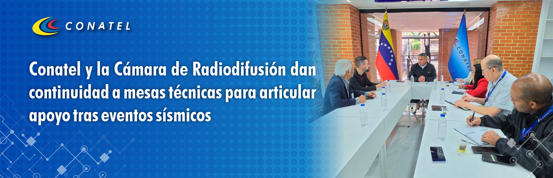 Conatel y la Cámara de Radiodifusión dan continuidad a mesas técnicas para articular apoyo tras eventos sísmicos