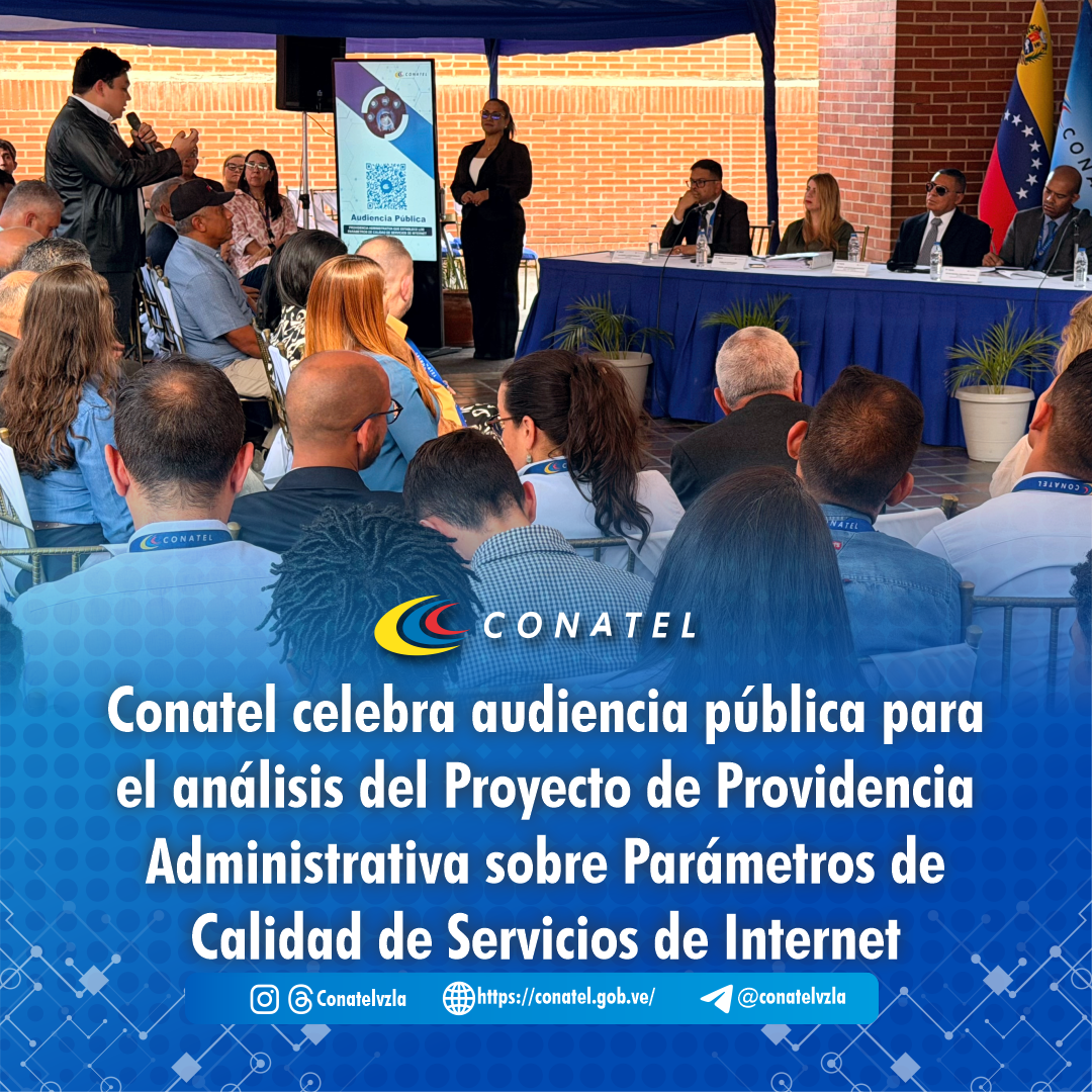 Conatel recibe propuesta de Red Neutra para dinamizar el mercado y posicionar a Venezuela en telecomunicaciones