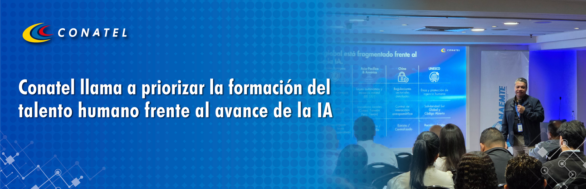 Conatel llama a priorizar la formación del talento humano frente al avance de la IA